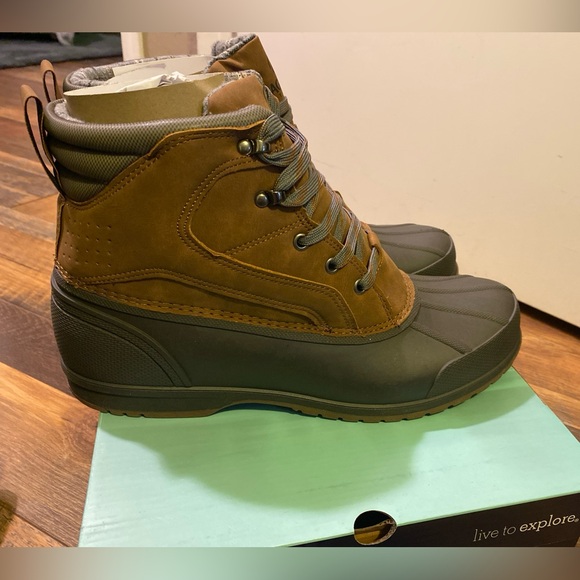 Magellan Men's Brown and Gray Boots - Picture 3 of 6